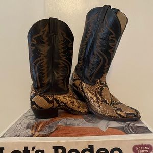 genuine Python Cowboy boots